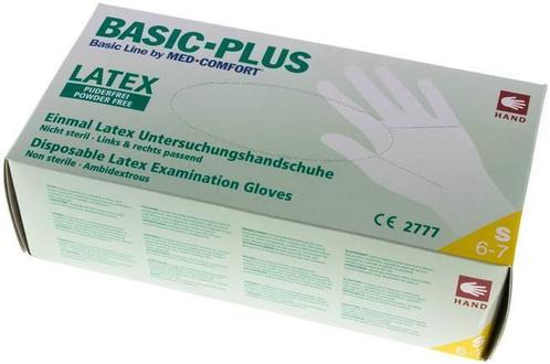 Gants jetables en latex sans poudre Taille S (100 pièces), Doe-het-zelf en Bouw, Ventilatie en Afzuiging, Verzenden