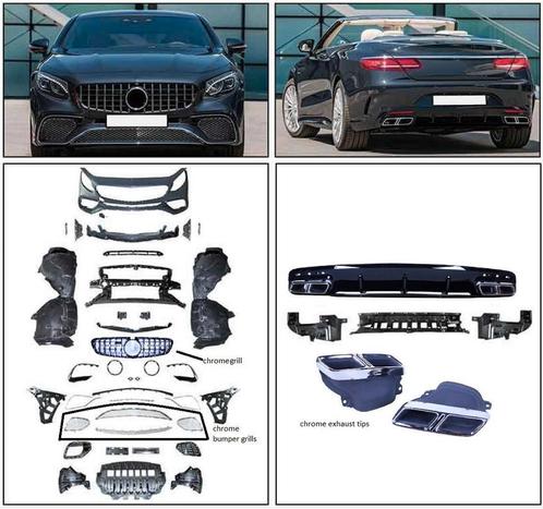Bodykit compatibel met Mercedes S coupe cabrio C217 A217 vol, Auto-onderdelen, Carrosserie