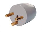 Ratio Elektrische Deenstekker 10A 250V Grijs - 70402, Doe-het-zelf en Bouw, Elektriciteit en Kabels, Verzenden, Nieuw