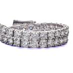 Zonder minimumprijs - Armband - 14 karaat Witgoud - 10.23ct., Handtassen en Accessoires, Armbanden, Nieuw