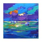 Olivier Pfleger - Mandrafina  Mer turquoise, Antiek en Kunst, Kunst | Schilderijen | Modern