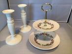 Wedgwood - Kandelaar (3) - Porselein - Kandelaar en etagère