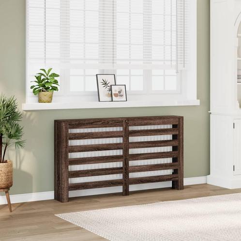 vidaXL Radiatorombouw 149x20x82 cm bewerkt hout bruin, Doe-het-zelf en Bouw, Verwarming en Radiatoren, Nieuw, Verzenden