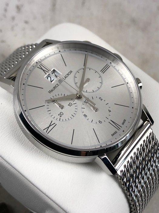 Maurice Lacroix - Eliros Chronograph - EL1088.SS002.111 -, Handtassen en Accessoires, Horloges | Heren