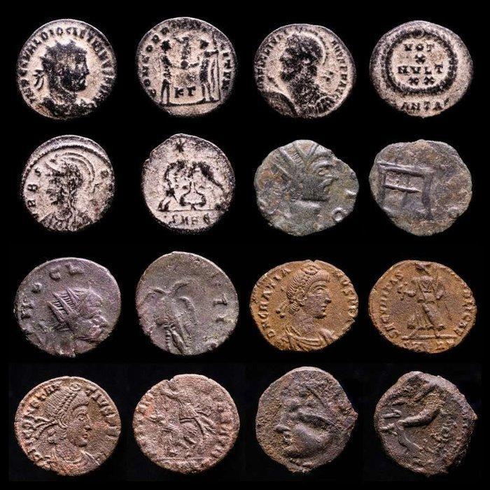 Romeinse Rijk. Lot comprising eight (8) bronze coins:., Postzegels en Munten, Munten | Europa | Niet-Euromunten