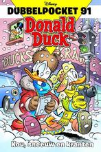 Donald Duck Dubbelpocket 91 - Kou, sneeuw en kranten, Gelezen, Verzenden