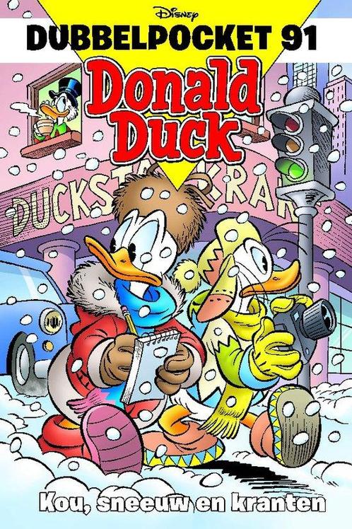 Donald Duck Dubbelpocket 91 - Kou, sneeuw en kranten, Boeken, Overige Boeken, Gelezen, Verzenden