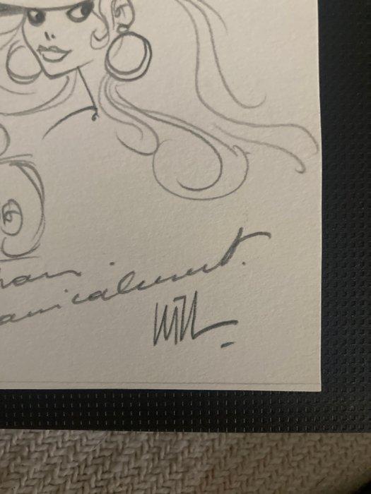 Willy maltaite - 1 Original drawing - Isabel - 1986, Boeken, Stripverhalen