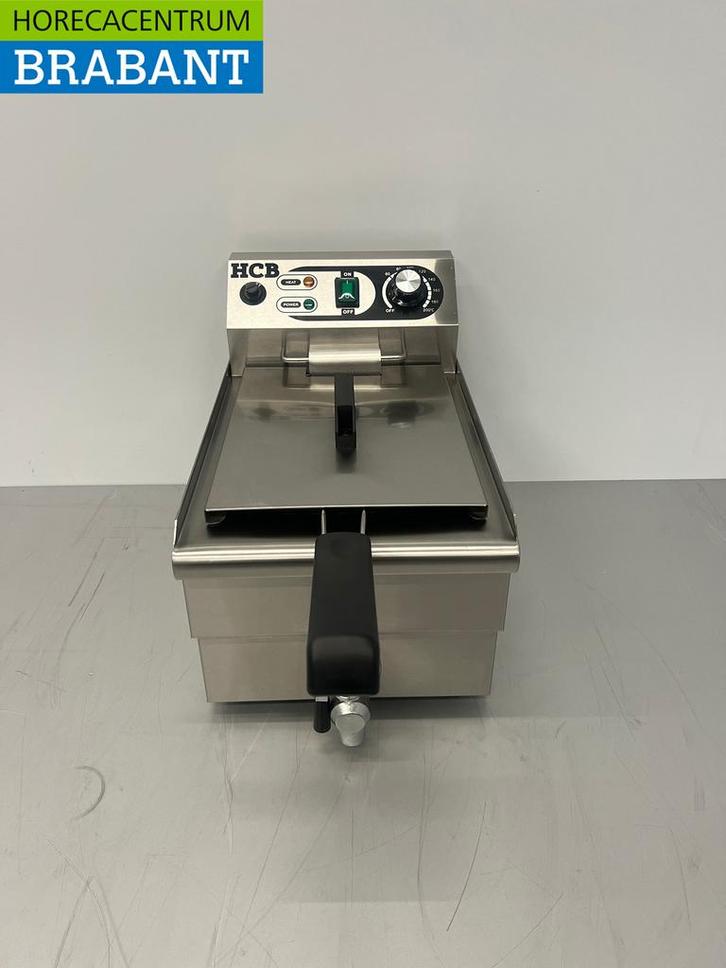 RVS HCB Friteuse Frituur met aftapkraan 8,5 liter 230V, Zakelijke goederen, Horeca | Keukenapparatuur, Ophalen of Verzenden