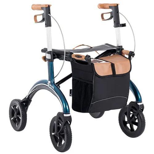 Saljol Carbon lichtgewicht rollator - Blauw, Small, Diversen, Rollators, Ophalen of Verzenden
