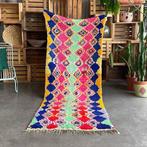Berber Boucherouite kleurrijk geruit tapijt - Marokkaans
