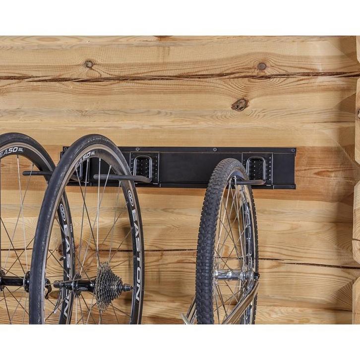 Metalen strip 60 cm met drie fietswiel ophanghaken -, Vélos & Vélomoteurs, Vélos Pièces, Enlèvement ou Envoi