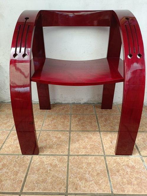 Henk de Vries - Stoel - hard hout - Stoel / fauteuil, Antiek en Kunst, Antiek | Meubels | Stoelen en Sofa's