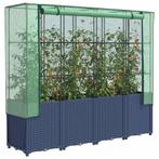 vidaXL Verhoogde plantenbak met kashoes rotanlook 160x40x153, Verzenden, Nieuw