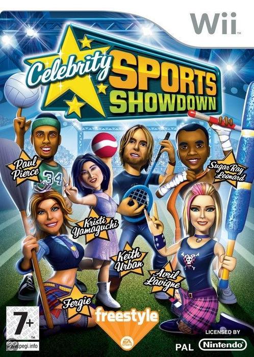Celebrity Sports Showdown (Nintendo Wii tweedehands game), Games en Spelcomputers, Spelcomputers | Nintendo Wii, Ophalen of Verzenden