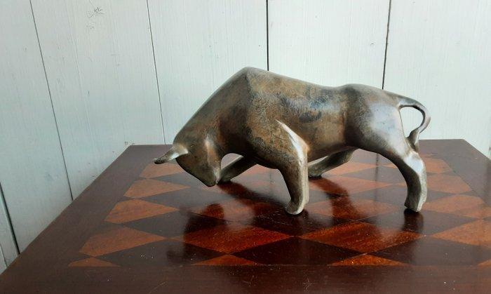 P. Chenet - Figuur - Stier - 23 cm - Brons, Antiek en Kunst, Curiosa en Brocante