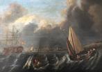 Engel Hoogerheijden (1740-1807) - Storm op zee, Antiek en Kunst, Kunst | Schilderijen | Klassiek