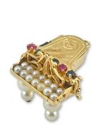 Pendentif - 14 carats Or jaune, Pendentif miniature en or