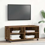 vidaXL TV Kast Bruin 90 x 35 x 40.5 cm Bewerkt hout, Huis en Inrichting, Kasten |Televisiemeubels, Verzenden, Nieuw