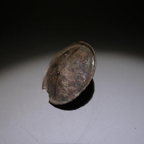 Chimu, Peru Zilver Tamba - Oorbel. 4,5 cm D. 1100 - 1400, Antiek en Kunst, Antiek | Overige Antiek