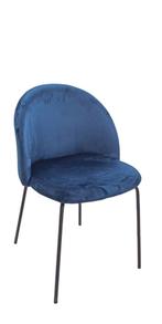 Sam Fluwelen eetkamerstoel Set Van 2 Blauw, Huis en Inrichting, Stoelen, Nieuw, Blauw, Twee, Modern