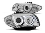 Angel Eyes koplampen Chrome geschikt voor BMW 1 serie, Autos : Pièces & Accessoires, Éclairage, Verzenden