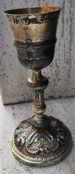 sculptuur, Calice argento antico Regno di Napoli - 23.5 cm -