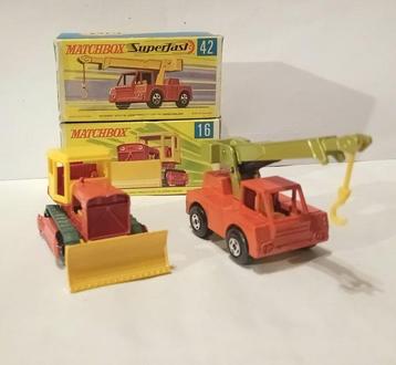 Matchbox 1:64 - Model grondwerkmachine  (2) - Case Tractor