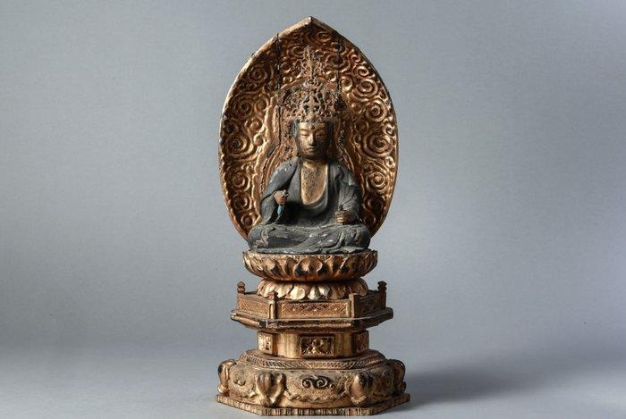 Antique Kwan Yin (Guanyin) Statue on Lotus Pedestal -, Antiek en Kunst, Antiek | Overige Antiek