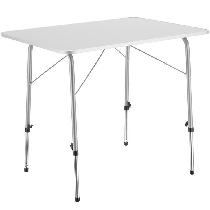 tectake Campingtafel inklapbaar en in hoogte verstelbaar 80x, Caravanes & Camping, Accessoires de camping, Envoi