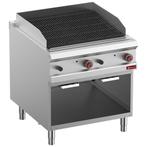 Gaslavasteengrill, module 1/1, 2-zijdige gietijzeren, Verzenden, Nieuw in verpakking, Fornuis, Frituur en Grillen