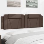 vidaXL Hoofdbordkussen 180 cm kunstleer bruin, Verzenden, Nieuw