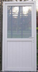 pvc buitendeur ,achterdeur , deur 105 x 220 creme ral 9001, Ophalen of Verzenden, Binnendeur