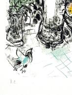 Marc Chagall (1887-1985) - Couple au panier de fruits