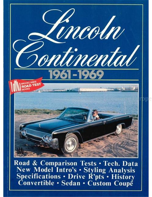 LINCOLN CONTINENTAL 1961 - 1969 (BROOKLANDS), Livres, Autos | Livres