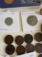 Nederland. Lot met diverse munten uit Nederland, België,, Postzegels en Munten