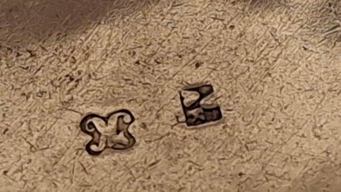 Meesterteken AK met hartje daarboven. jr. x = 1882 - Doos, Antiek en Kunst, Antiek | Zilver en Goud