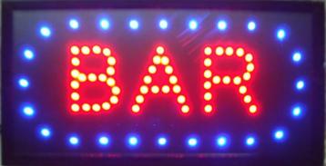 Bar drank cafe LED bord lamp verlichting lichtbak reclamebor, Verzenden