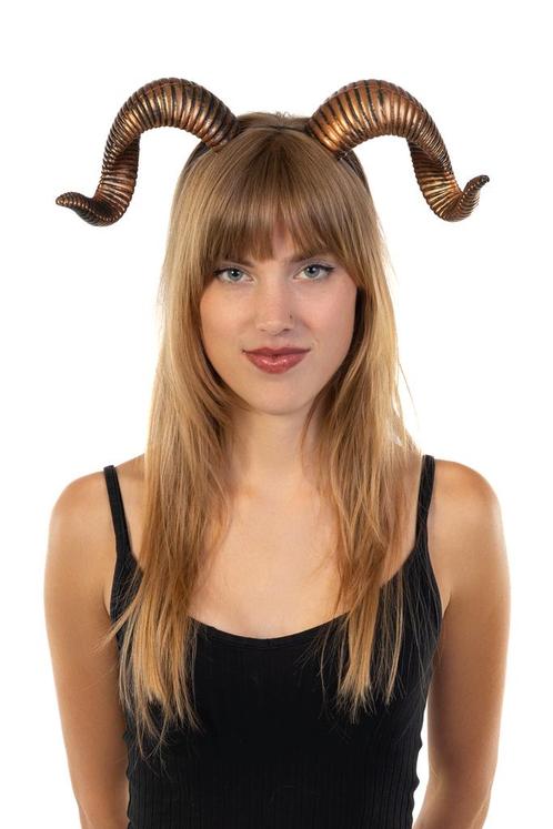 Haarband Hoorns Goud Diadeem Griekse God Ram Bok Haar Band H, Kleding | Dames, Carnavalskleding en Feestkleding, Nieuw, Ophalen of Verzenden