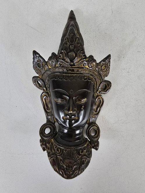 Beeld, Lokeshwari en Ganesha - 19.5 cm - Brons, Antiek en Kunst, Kunst | Niet-Westerse kunst