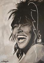 Don Dverso (1975) - Tina Turner Signed, Antiquités & Art, Art | Peinture | Moderne