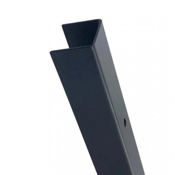 H-gleufpaal eindprofiel - h 275cm - zwart ral9005 -, Tuin en Terras, Tuinschermen, Nieuw