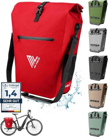2dekans | MIVELO Fietstas - Waterdicht - 25L - Met Laptopvak beschikbaar voor biedingen