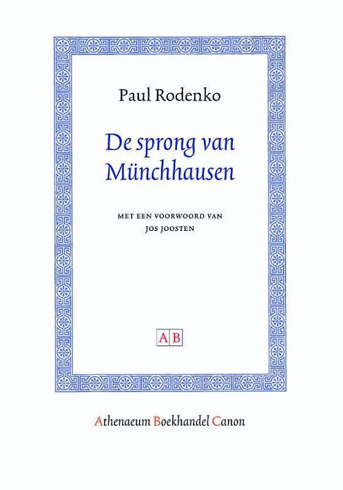 De sprong van Münchhausen / Athenaeum Boekhandel Canon, Boeken, Overige Boeken, Zo goed als nieuw, Verzenden