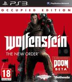 Wolfenstein the New Order Occupied Edition (ps3 tweedehands, Games en Spelcomputers, Games | Sony PlayStation 3, Nieuw, Ophalen of Verzenden