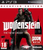 Wolfenstein the New Order Occupied Edition (ps3 tweedehands, Games en Spelcomputers, Games | Sony PlayStation 3, Nieuw, Ophalen of Verzenden