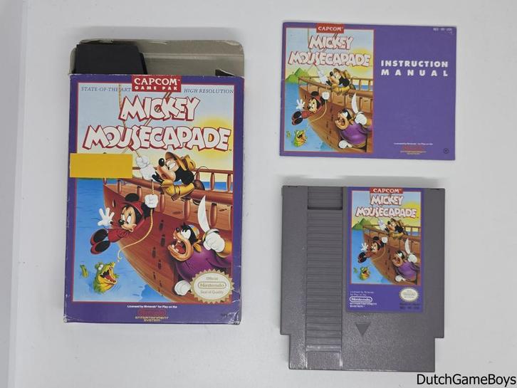 Nintendo NES - Mickey Mousecapade - USA - Misprint, Games en Spelcomputers, Games | Nintendo NES, Gebruikt, Verzenden