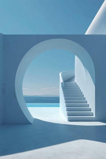 Lea Ottavi - Cerulean Spiral Dream XXL
