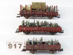 Roco H0 - Modeltrein goederenwagon (3) - 2 Rongen wagens en, Nieuw