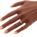 Zonder minimumprijs - Ring - 18 karaat Witgoud - 0.20ct. tw., Handtassen en Accessoires, Ringen, Nieuw